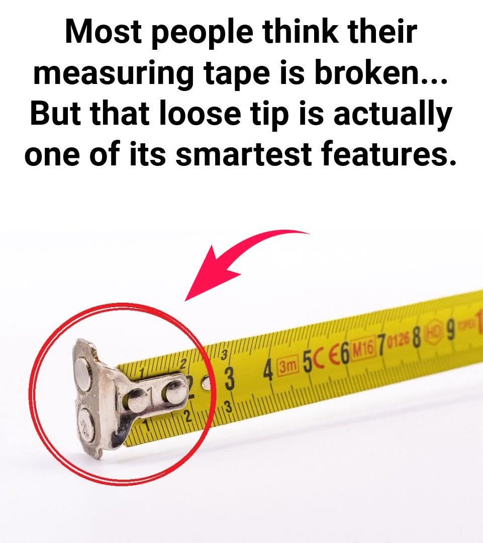 Why the Tip of a Measuring Tape Is Loose